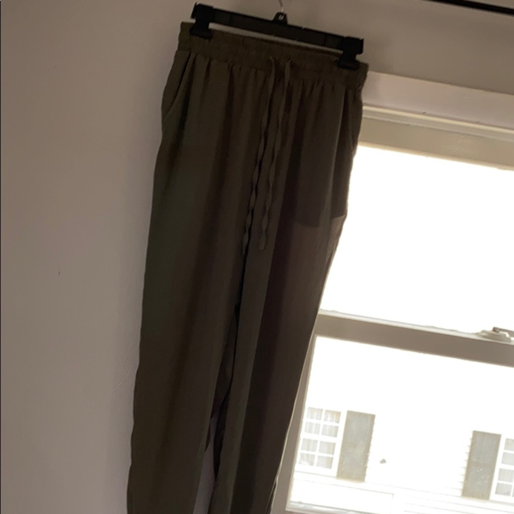 Green pants